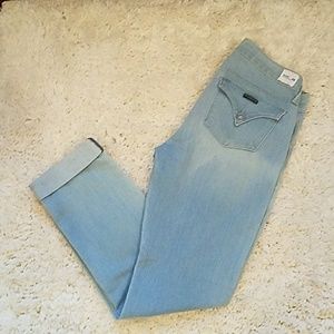 Hudson Bacara Cuffed Jeans Sz 28